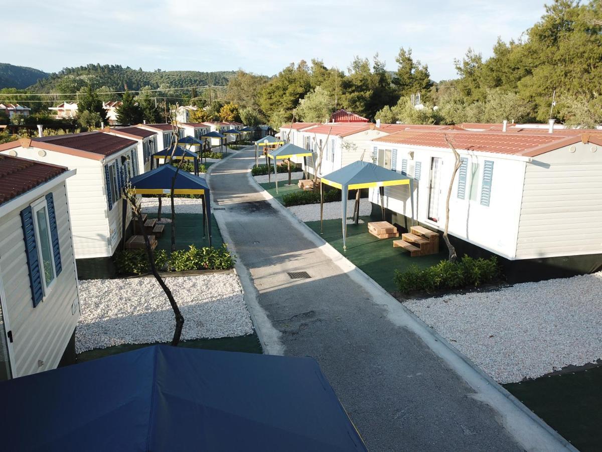 Happy Camp Mobile Homes In Castello Camping & Summer Resort Neos Marmaras Exteriér fotografie